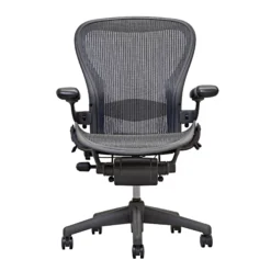 Aeron Chair By Herman Miller - Highly Adjustable - Carbon - Madison Seating