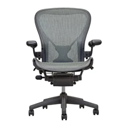 Aeron Chair By Herman Miller - Highly Adjustable Posture Fit - Lead - Madison Seating