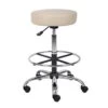 Backless Medical Drafting Stool With Beige Caressoft Upholstery By Boss Office Products - Madison Seating