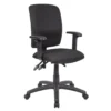 Budget Task Chair With Adjustable Arms With Black Crepe Fabric Upholstery By Boss Office Products - Madison Seating 1 Budget Task Chair With Adjustable Arms With Black Crepe Fabric Upholstery By Boss Office Products - Madison Seating -Executive Chairs Sales Budget Task Chair with Adjustable Arms with Black Crepe Fabric Upholstery by Boss Office Products