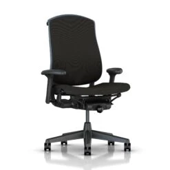 Celle Chair Fabric In Black - By Herman Miller - Madison Seating