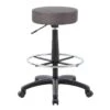 DOT Drafting Stool With Charcoal Grey Mesh Upholstery By Boss Office Products - Madison Seating -Executive Chairs Sales DOT Drafting Stool with Charcoal Grey Mesh Upholstery by Boss Office Products