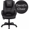 Dreamweaver Personalized Black Leather Executive Swivel Chair With Arms - By Flash Furniture - Madison Seating -Executive Chairs Sales Dreamweaver Personalized Black Leather Executive Swivel Chair with Arms by Flash Furniture 2