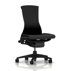 Embody Armless Chair In Black By Herman Miller - Madison Seating
