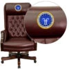 Embroidered High Back Traditional Tufted Burgundy Leather Executive Swivel Chair With Arms - By Flash Furniture - Madison Seating -Executive Chairs Sales Embroidered High Back Traditional Tufted Burgundy Leather Executive Swivel Chair with Arms by Flash Furniture