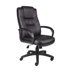 Executive LeatherPlus Office Chair - Without Knee Tilt By Boss Office Products - Madison Seating