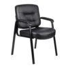 Executive Mid Back LeatherPlus Guest Chair By Boss Office Products - Madison Seating -Executive Chairs Sales Executive Mid Back LeatherPlus Guest Chair by Boss Office Products