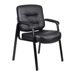 Executive Mid Back LeatherPlus Guest Chair By Boss Office Products - Madison Seating