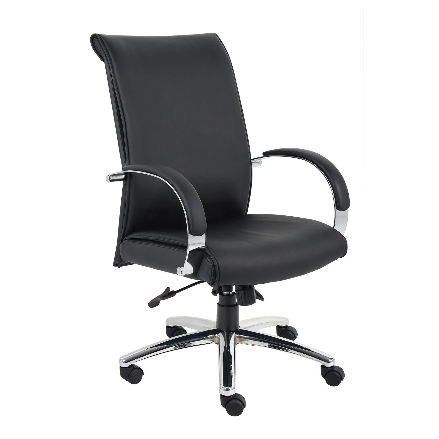 Executive Office Chair With Black CaressoftPlus Upholstery By Boss Office Products - Madison Seating 3 Executive Office Chair With Black CaressoftPlus Upholstery By Boss Office Products - Madison Seating