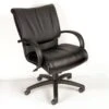 Executive Office Chair With Black Finish - Without Knee Tilt By Boss Office Products - Madison Seating -Executive Chairs Sales Executive Office Chair with Black Finish Without Knee Tilt by Boss Office Products