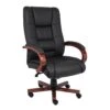 Executive Office Chair With Cherry Finish By Boss Office Products - Madison Seating 2 Executive Office Chair With Cherry Finish By Boss Office Products - Madison Seating -Executive Chairs Sales Executive Office Chair with Cherry Finish by Boss Office Products