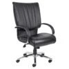 Executive Office Chair With Chrome Finish - With Spring Tilt By Boss Office Products - Madison Seating -Executive Chairs Sales Executive Office Chair with Chrome Finish With Spring Tilt by Boss Office Products