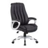 Executive Ribbed Back Chair By Boss Office Products - Madison Seating