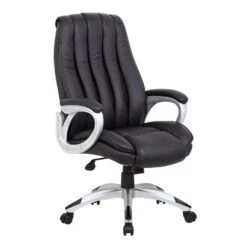 Executive Ribbed Back Chair By Boss Office Products - Madison Seating