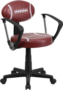 Football Swivel Task Chair With Arms - By Flash Furniture - Madison Seating
