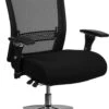 HERCULES Series 24/7 Intensive Use 300 Lb. Rated Black Mesh Multifunction Executive Swivel Chair With Seat Slider - By Flash Furniture - Madison Seating