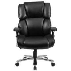 HERCULES Series 24/7 Intensive Use Big & Tall 400 Lb. Rated Black Leather Executive Swivel Chair With Lumbar Knob - By Flash Furniture - Madison Seating -Executive Chairs Sales HERCULES Series 247 Intensive Use Big Tall 400 lb. Rated Black Leather Executive Swivel Chair with Lumbar Knob by Flash Furniture 3 1