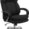 HERCULES Series 24/7 Intensive Use Big & Tall 500 Lb. Rated Black Fabric Executive Swivel Chair With Loop Arms - By Flash Furniture - Madison Seating -Executive Chairs Sales HERCULES Series 247 Intensive Use Big Tall 500 lb. Rated Black Fabric Executive Swivel Chair with Loop Arms by Flash Furniture