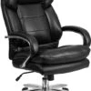 HERCULES Series 24/7 Intensive Use Big & Tall 500 Lb. Rated Black Leather Executive Swivel Chair With Loop Arms - By Flash Furniture - Madison Seating -Executive Chairs Sales HERCULES Series 247 Intensive Use Big Tall 500 lb. Rated Black Leather Executive Swivel Chair with Loop Arms by Flash Furniture