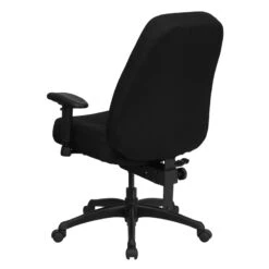 HERCULES Series 400 Lb. Rated High Back Big & Tall Black Fabric Executive Swivel Chair With Adjustable Arms - By Flash Furniture - Madison Seating -Executive Chairs Sales HERCULES Series 400 lb. Rated High Back Big Tall Black Fabric Executive Swivel Chair with Adjustable Arms by Flash Furniture 2