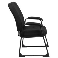 HERCULES Series Big & Tall 400 Lb. Rated Black Fabric Executive Side Chair With Sled Base - By Flash Furniture - Madison Seating -Executive Chairs Sales HERCULES Series Big Tall 400 lb. Rated Black Fabric Executive Side Chair with Sled Base by Flash Furniture 4