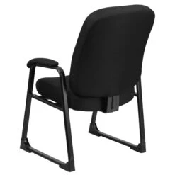 HERCULES Series Big & Tall 400 Lb. Rated Black Fabric Executive Side Chair With Sled Base - By Flash Furniture - Madison Seating -Executive Chairs Sales HERCULES Series Big Tall 400 lb. Rated Black Fabric Executive Side Chair with Sled Base by Flash Furniture 5