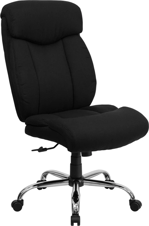 HERCULES Series Big & Tall 400 Lb. Rated Black Fabric Executive Swivel Chair - By Flash Furniture - Madison Seating 3 HERCULES Series Big & Tall 400 Lb. Rated Black Fabric Executive Swivel Chair - By Flash Furniture - Madison Seating