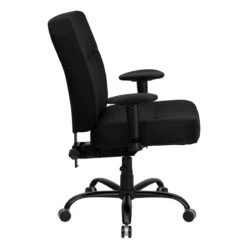 HERCULES Series Big & Tall 400 Lb. Rated Black Fabric Executive Swivel Chair With Adjustable Arms - By Flash Furniture - Madison Seating -Executive Chairs Sales HERCULES Series Big Tall 400 lb. Rated Black Fabric Executive Swivel Chair with Adjustable Arms by Flash Furniture 1 1