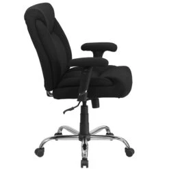 HERCULES Series Big & Tall 400 Lb. Rated Black Fabric Swivel Task Chair With Adjustable Arms - By Flash Furniture - Madison Seating 7 HERCULES Series Big & Tall 400 Lb. Rated Black Fabric Swivel Task Chair With Adjustable Arms - By Flash Furniture - Madison Seating -Executive Chairs Sales HERCULES Series Big Tall 400 lb. Rated Black Fabric Swivel Task Chair with Adjustable Arms by Flash Furniture 1 1
