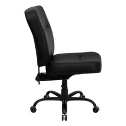 HERCULES Series Big & Tall 400 Lb. Rated Black Leather Executive Swivel Chair - By Flash Furniture - Madison Seating -Executive Chairs Sales HERCULES Series Big Tall 400 lb. Rated Black Leather Executive Swivel Chair by Flash Furniture 2
