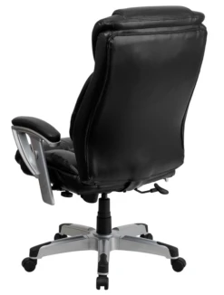 HERCULES Series Big & Tall 400 Lb. Rated Black Leather Executive Swivel Chair With Adjustable Arms - By Flash Furniture - Madison Seating -Executive Chairs Sales HERCULES Series Big Tall 400 lb. Rated Black Leather Executive Swivel Chair with Adjustable Arms by Flash Furniture 2