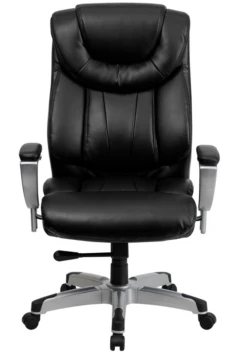 HERCULES Series Big & Tall 400 Lb. Rated Black Leather Executive Swivel Chair With Adjustable Arms - By Flash Furniture - Madison Seating -Executive Chairs Sales HERCULES Series Big Tall 400 lb. Rated Black Leather Executive Swivel Chair with Adjustable Arms by Flash Furniture 3