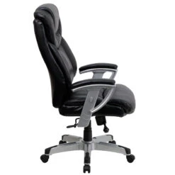 HERCULES Series Big & Tall 400 Lb. Rated Black Leather Executive Swivel Chair With Adjustable Arms - By Flash Furniture - Madison Seating -Executive Chairs Sales HERCULES Series Big Tall 400 lb. Rated Black Leather Executive Swivel Chair with Adjustable Arms by Flash Furniture 4 2