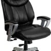 HERCULES Series Big & Tall 400 Lb. Rated Black Leather Executive Swivel Chair With Adjustable Arms - By Flash Furniture - Madison Seating -Executive Chairs Sales HERCULES Series Big Tall 400 lb. Rated Black Leather Executive Swivel Chair with Adjustable Arms by Flash Furniture 8