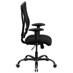 HERCULES Series Big & Tall 400 Lb. Rated Black Mesh Executive Swivel Chair With Adjustable Arms - By Flash Furniture - Madison Seating -Executive Chairs Sales HERCULES Series Big Tall 400 lb. Rated Black Mesh Executive Swivel Chair with Adjustable Arms by Flash Furniture 4