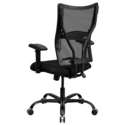 HERCULES Series Big & Tall 400 Lb. Rated Black Mesh Executive Swivel Chair With Adjustable Arms - By Flash Furniture - Madison Seating -Executive Chairs Sales HERCULES Series Big Tall 400 lb. Rated Black Mesh Executive Swivel Chair with Adjustable Arms by Flash Furniture 5
