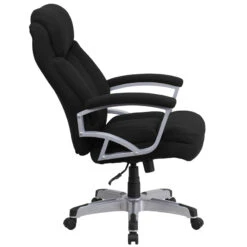 HERCULES Series Big & Tall 500 Lb. Rated Black Fabric Executive Swivel Chair With Arms - By Flash Furniture - Madison Seating -Executive Chairs Sales HERCULES Series Big Tall 500 lb. Rated Black Fabric Executive Swivel Chair with Arms by Flash Furniture 1