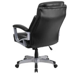 HERCULES Series Big & Tall 500 Lb. Rated Black Leather Executive Swivel Chair With Arms - By Flash Furniture - Madison Seating -Executive Chairs Sales HERCULES Series Big Tall 500 lb. Rated Black Leather Executive Swivel Chair with Arms by Flash Furniture 2