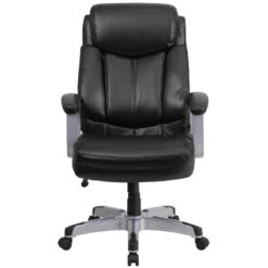 HERCULES Series Big & Tall 500 Lb. Rated Black Leather Executive Swivel Chair With Arms - By Flash Furniture - Madison Seating -Executive Chairs Sales HERCULES Series Big Tall 500 lb. Rated Black Leather Executive Swivel Chair with Arms by Flash Furniture 3