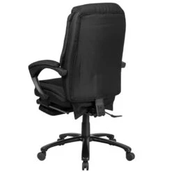 High Back Black Fabric Executive Reclining Swivel Office Chair With Comfort Coil Seat Springs And Padded Arms - By Flash Furniture - Madison Seating -Executive Chairs Sales High Back Black Fabric Executive Reclining Swivel Office Chair with Comfort Coil Seat Springs and Padded Arms by Flash Furniture 2