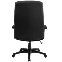 High Back Black Fabric Executive Swivel Chair With Arms - By Flash Furniture - Madison Seating -Executive Chairs Sales High Back Black Fabric Executive Swivel Chair with Arms by Flash Furniture 3