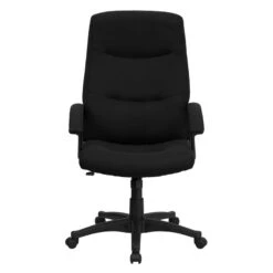 High Back Black Fabric Executive Swivel Chair With Arms - By Flash Furniture - Madison Seating -Executive Chairs Sales High Back Black Fabric Executive Swivel Chair with Arms by Flash Furniture 6