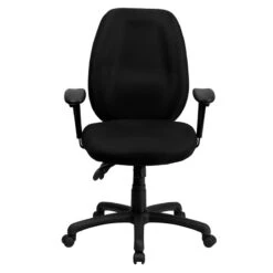 High Back Black Fabric Multifunction Ergonomic Executive Swivel Chair With Adjustable Arms - By Flash Furniture - Madison Seating -Executive Chairs Sales High Back Black Fabric Multifunction Ergonomic Executive Swivel Chair with Adjustable Arms by Flash Furniture 7