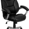 High Back Black Leather Contemporary Executive Swivel Chair With Arms - By Flash Furniture - Madison Seating 1 High Back Black Leather Contemporary Executive Swivel Chair With Arms - By Flash Furniture - Madison Seating -Executive Chairs Sales High Back Black Leather Contemporary Executive Swivel Chair with Arms by Flash Furniture