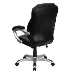 High Back Black Leather Contemporary Executive Swivel Chair With Arms - By Flash Furniture - Madison Seating -Executive Chairs Sales High Back Black Leather Contemporary Executive Swivel Chair with Arms by Flash Furniture 4