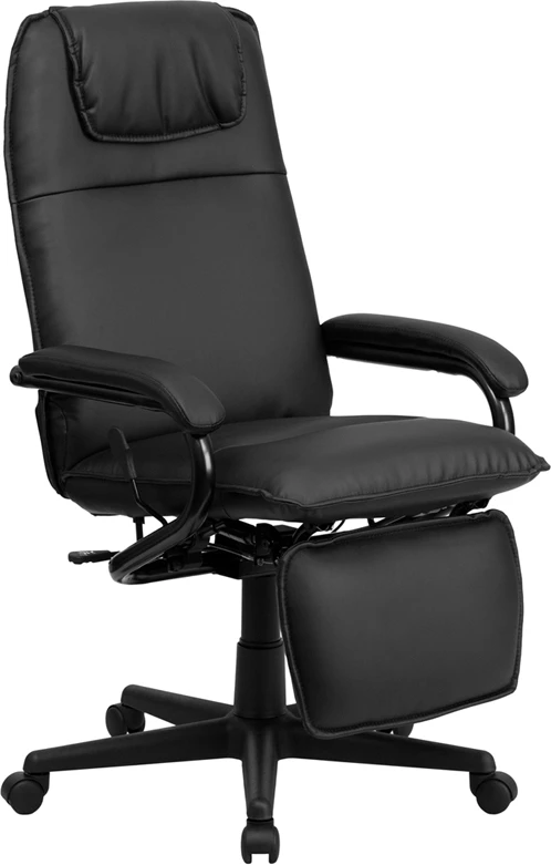 High Back Black Leather Executive Reclining Swivel Chair With Arms - By Flash Furniture - Madison Seating 3 High Back Black Leather Executive Reclining Swivel Chair With Arms - By Flash Furniture - Madison Seating