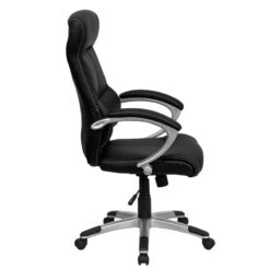 High Back Black Leather Executive Swivel Chair - By Flash Furniture - Madison Seating -Executive Chairs Sales High Back Black Leather Executive Swivel Chair by Flash Furniture 2 1