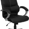 High Back Black Leather Executive Swivel Chair - By Flash Furniture - Madison Seating -Executive Chairs Sales High Back Black Leather Executive Swivel Chair by Flash Furniture 7