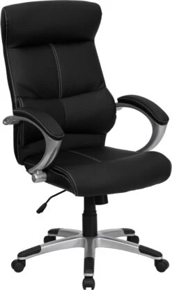 High Back Black Leather Executive Swivel Chair - By Flash Furniture - Madison Seating