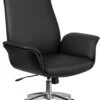 High Back Black Leather Executive Swivel Chair With Flared Arms - By Flash Furniture - Madison Seating 1 High Back Black Leather Executive Swivel Chair With Flared Arms - By Flash Furniture - Madison Seating -Executive Chairs Sales High Back Black Leather Executive Swivel Chair with Flared Arms by Flash Furniture